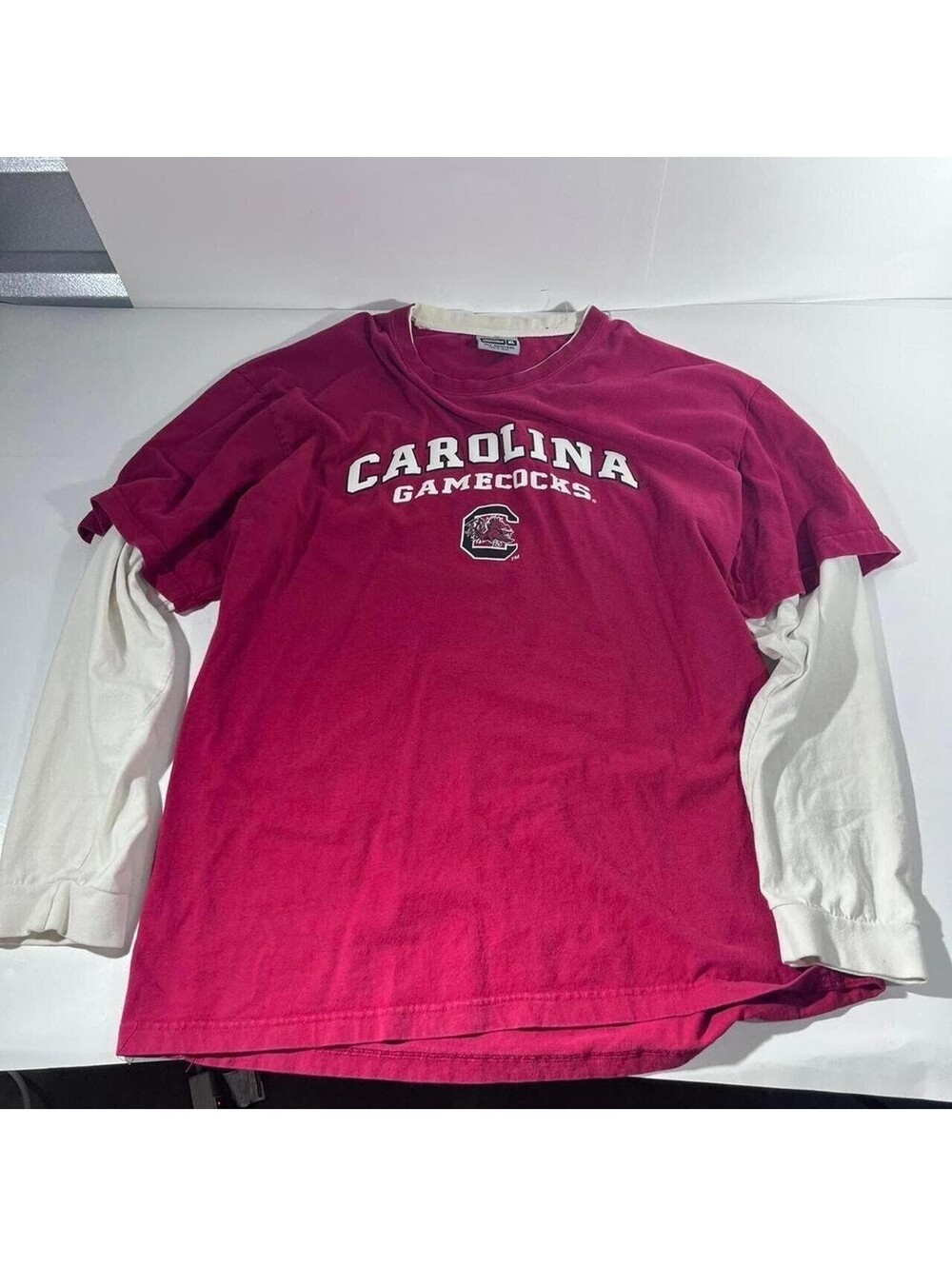Vintage South Carolina Gamecocks Long Sleeve T Shirt Mens XL Red